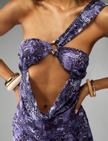 Rochie midi Shein, mix culori