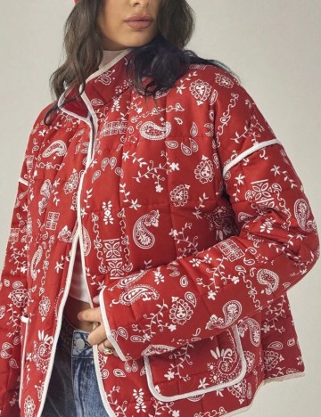 Jachetă Shein Forever 21, roșu