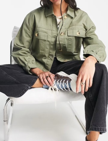 Jachetă Miss Selfridge, verde