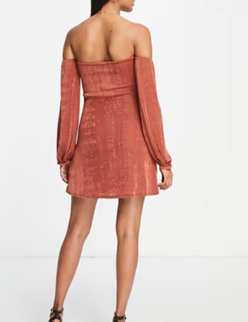 Rochie mini ASOS, cărămiziu