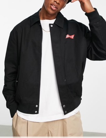 Jachetă ASOS, negru