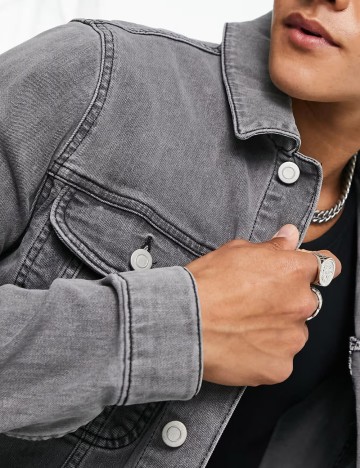 Jachetă De Blugi ASOS, gri