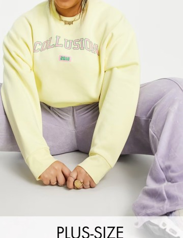 Bluză Collusion, galben