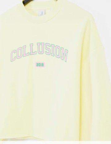 Bluză Collusion, galben