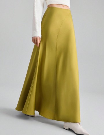 Fustă maxi Shein, verde