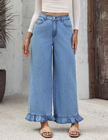 Jeans Shein, albastru