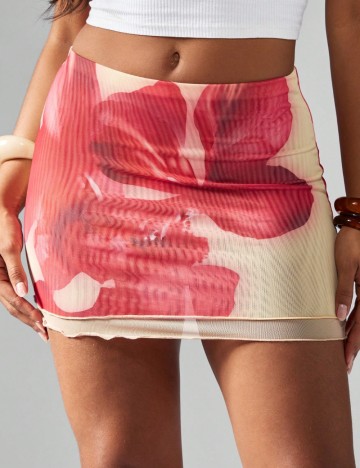 Fustă mini Shein, mix culori