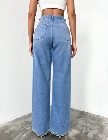 Jeans Shein, albastru