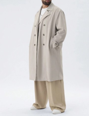 Trench Shein MANFINITY, bej