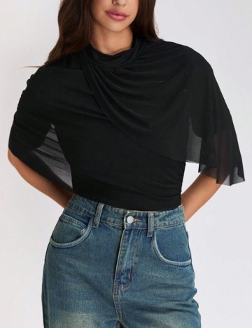 Top Shein, negru