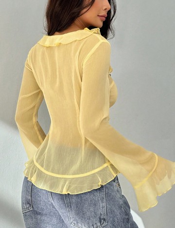 Cămașă Shein, galben