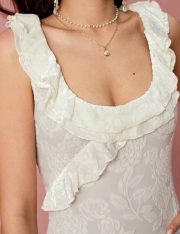 Rochie maxi Shein, alb