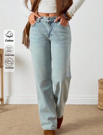 Jeans Shein, albastru