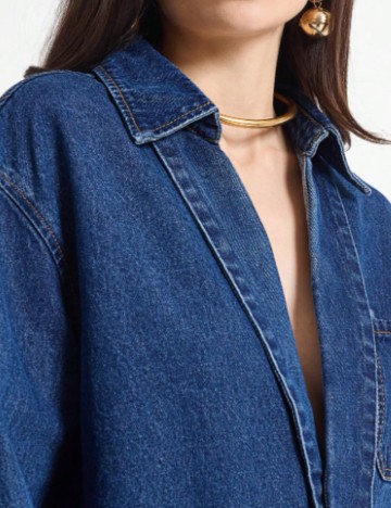 Cămașă Shein, albastru