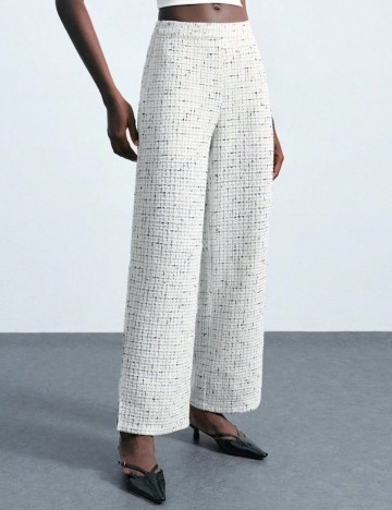 Pantaloni Shein, crem