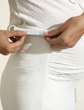 Fustă maxi Shein, alb