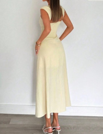Rochie maxi Shein, galben
