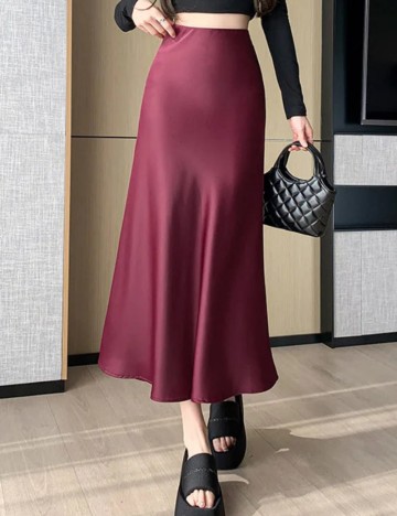 Fustă Shein, vișiniu