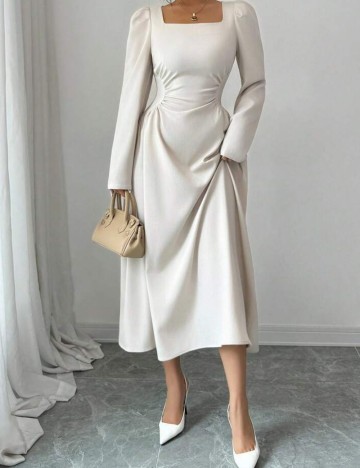 Rochie midi Shein, bej