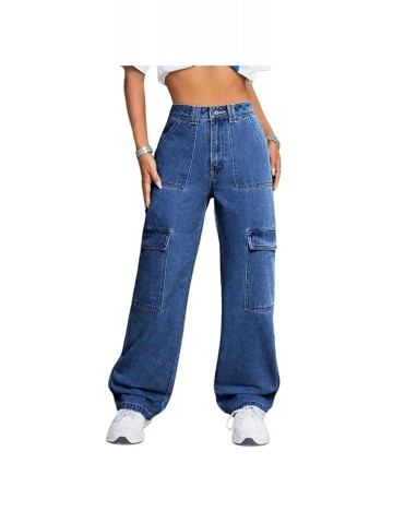 Jeans Shein, albastru