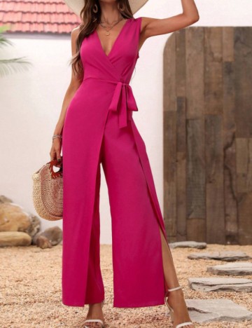 Salopetă lungă Shein, roz