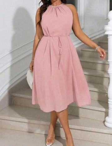 Rochie midi Shein, roz