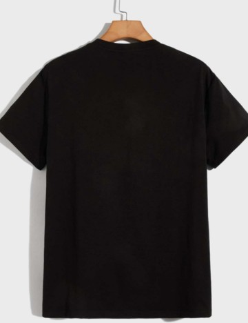 Tricou Shein MANFINITY, negru