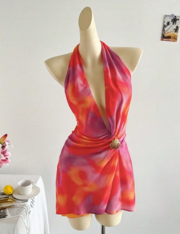 Rochie mini Shein, mix culori