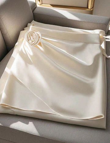 Fustă mini Shein, crem