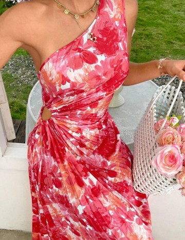 Rochie maxi Shein, mix culori