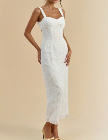 Rochie maxi Shein, alb