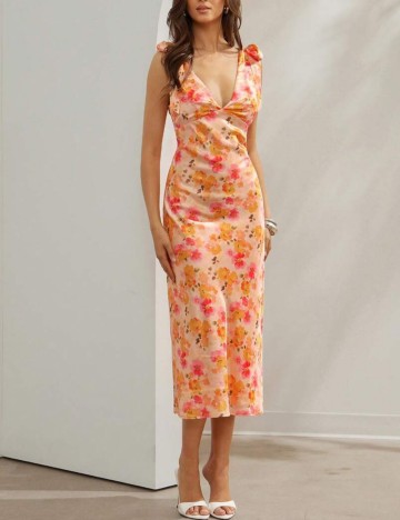 Rochie midi Shein, mix culori