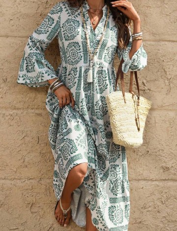 Rochie maxi Shein, mix culori