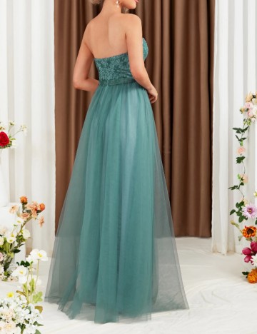 Rochie maxi Shein, verde