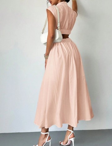 Rochie maxi Shein, roz