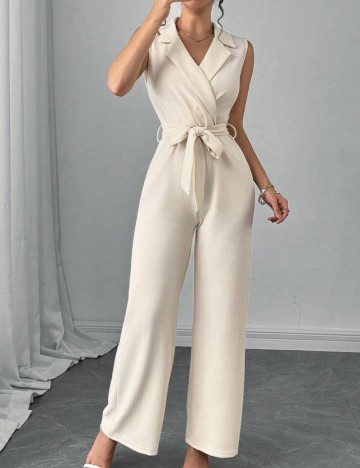 Salopetă Shein, crem