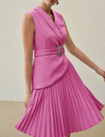 Rochie midi Shein, roz