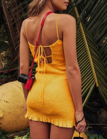 Rochie mini Shein, galben
