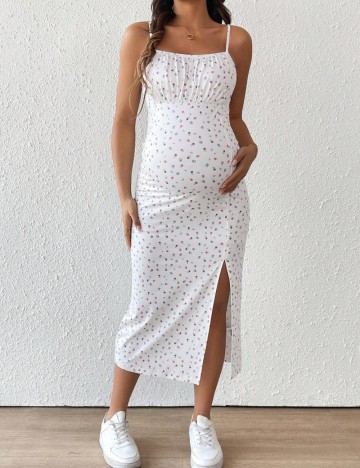 Rochie midi Shein, alb