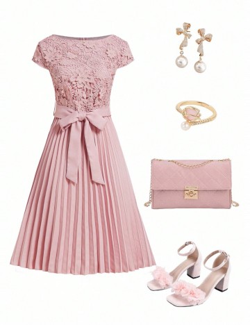 Rochie mini Shein, roz