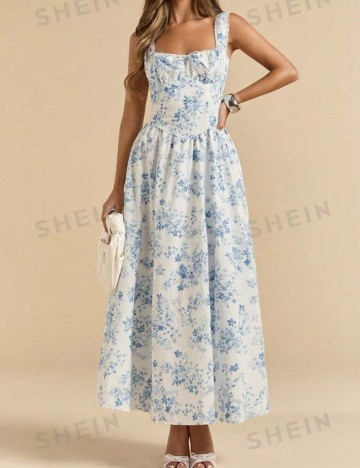 Rochie maxi Shein, mix culori