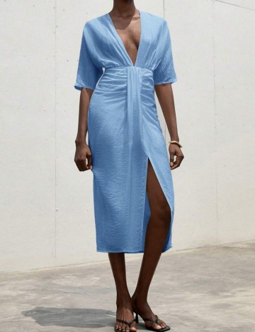 Rochie midi Shein, albastru