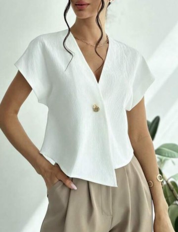 Cămașă Shein, alb