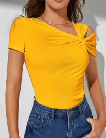Tricou Shein, portocaliu