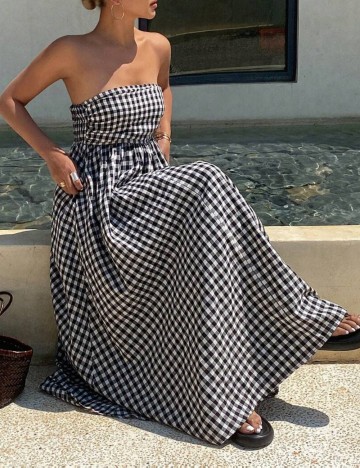 Rochie maxi Shein DAZY, mix culori