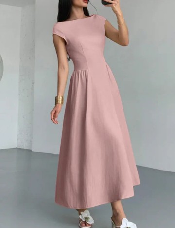 Rochie midi Shein, roz