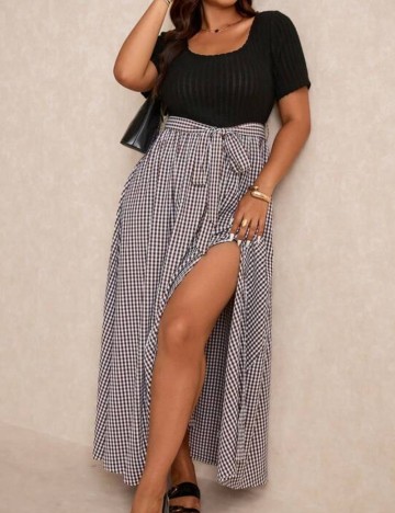 Rochie midi Shein, mix culori