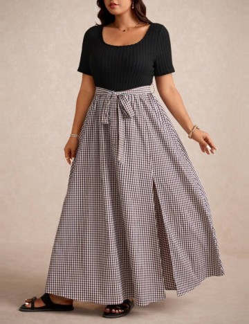 Rochie midi Shein, mix culori