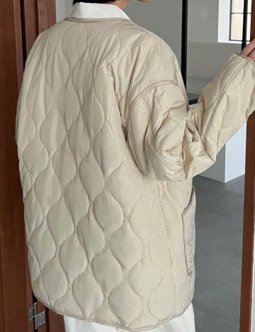 Geacă Shein DAZY, crem