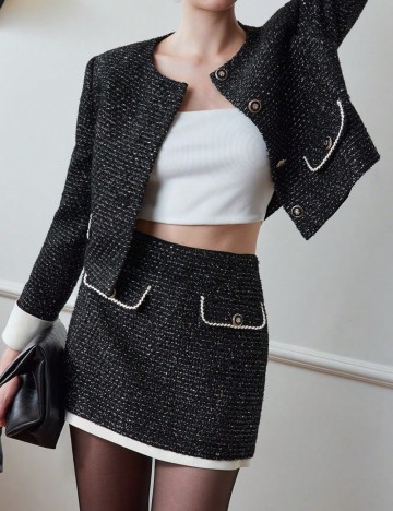 Sacou MOTF by Shein, negru